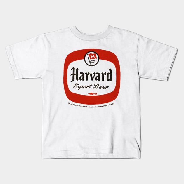 Harvard Export Beer Kids T-Shirt by MindsparkCreative